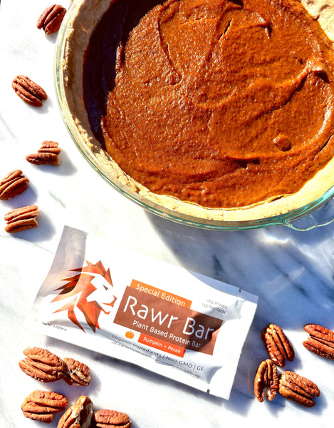 Healthy Pumpkin Pie with Oat Flour Crust (DF, GF, RSF)