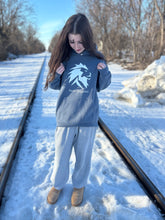 Load image into Gallery viewer, Storm Blue Rawr Hoodie