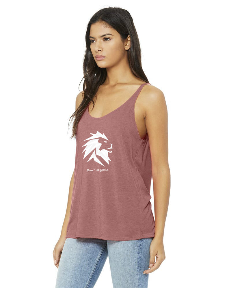 Slouchy Rawr Organics Mauve Tank