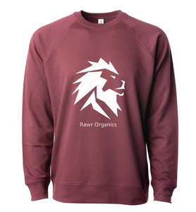 Rawr Terry Crew Sweatshirt (Lightweight) - UNISEX