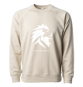 Rawr Terry Crew Sweatshirt (Lightweight) - UNISEX
