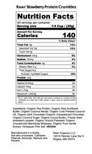 Load image into Gallery viewer, DARK CHOCOLATE STRAWBERRY Pouch - Rawr Bar Protein Crumbles