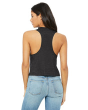 Load image into Gallery viewer, Rawr Racerback Cropped Tank